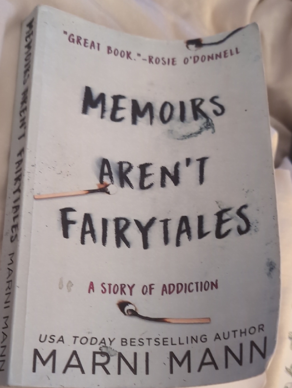 Memoirs Aren't Fairytales by Marni Mann - Light Blue Cover